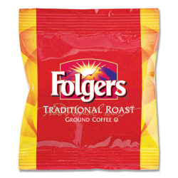 Folgers® Ground Coffee Fraction Packs, Traditional Roast, 2 Oz, Case Of 42 Packs