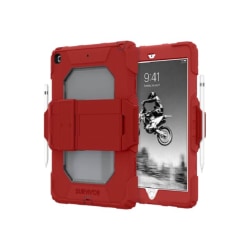 Griffin Survivor All-Terrain - Protective case for tablet - silicone, polycarbonate - red - 10.2" - for Apple 10.2-inch iPad (7th generation)