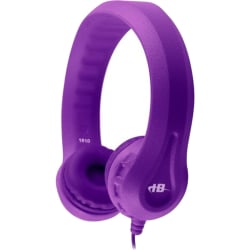 Hamilton Buhl Flex-Phones Single-Construction Foam Headphones - Purple - Stereo - Mini-phone (3.5mm) - KIDSPPL