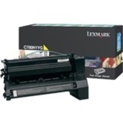 Lexmark High Yield Laser Toner Cartridge - Yellow - 1 / Pack - 10000 Pages