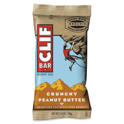 Clif Bar Crunchy Peanut Butter Energy Bar - Individually Wrapped - Peanut Butter - 2.40 oz - 12 / Box