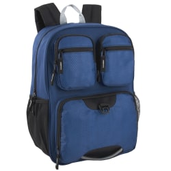 Trailmaker Multi-Pocket Backpacks, Blue, Case Of 24 Backpacks
