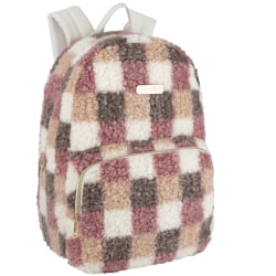 Jessica Simpson Sherpa Backpack With 16" Laptop Sleeve, Multicolor Checker