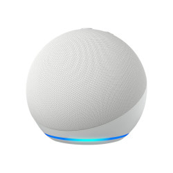 Amazon Echo Dot (5th Generation) - Smart speaker - Bluetooth, Wi-Fi - App-controlled - glacier white