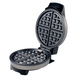 Brentwood Select Belgian Waffle Maker, 4-1/2"H x 8"W x 10"D, Silver