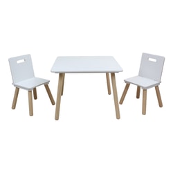 Realspace® Briggle Activity Table And Chairs, White