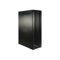 Tripp Lite 45U Rack Enclosure Server Cabinet 48" Depth w/ Doors & Sides - Rack cabinet - black - 45U