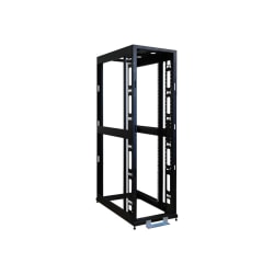 Tripp Lite 45U 4-Post Open Frame Rack Cabinet 36" Depth No Sides or Doors - Rack open frame - 4-post - black - 45U
