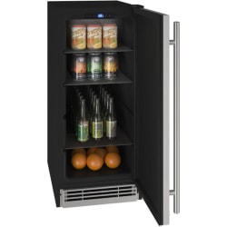 U-Line 3.1 Cu. Ft. Compact Refrigerator, Wood Grain