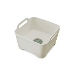 Joseph Joseph Washing And Drain Bowl, 8"H x 12-1/4"W x 12"D, Stone Green, Total Qty 1