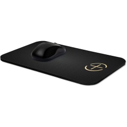 Custom Wireless Mouse Pad Phone Charger, 11-1/2" x 7-7/16", Black