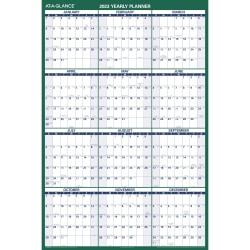 AT-A-GLANCE 2023 RY Vertical Erasable Wall Calendar, Reversible, Extra Large, 48" x 32"
