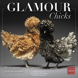 2026 Sellers Publishing Monthly Wall Calendar, 12" x 12", Glamour Chicks, January To December