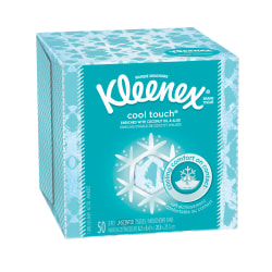 Kleenex® BOUTIQUE™ Cool Touch™ Facial Tissues, 50 Tissues Per Box, Case Of 27 Boxes