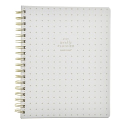 2026 Russell & Hazel Weekly Planner, 8" x 9", Bone, January To December, 105854