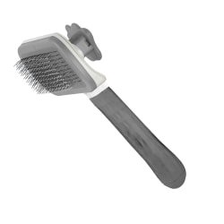 Nice Paws Groom Brush, 4", Gray