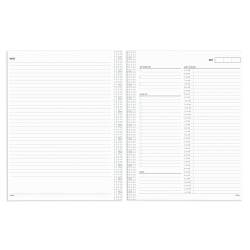 TUL® Discbound Undated Daily Refill Pages, 8-1/2" x 11", Undated, 50 Sheets