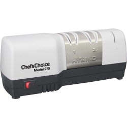 Edgecraft Chef's Choice Hybrid Diamond Hone Knife Sharpener, Silver