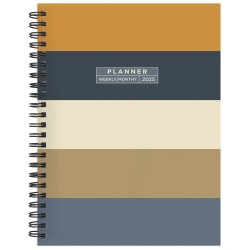 2025 TF Publishing Weekly/Monthly Planner, 6-1/2" x 8", Element Layers, January To December