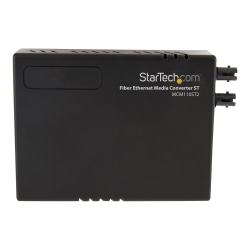 StarTech.com 10/100 Fiber to Ethernet Media Converter Multi Mode ST 2 km