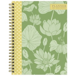 2025 TF Publishing Weekly/Monthly Planner, 6-1/2" x 8", Lotus, January To December