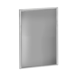 Azar Displays Vertical/Horizontal Large-Format Snap Frame, 24"H x 18"W x 1/2"D, Silver