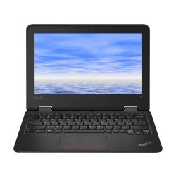 Lenovo® 11e G5 Refurbished Laptop, 11.6" Screen, Intel® Celeron N4100, 8GB Memory, 128GB Solid State Drive, Windows® 10 Pro