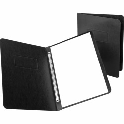 Oxford® PressGuard® Report Covers With Reinforced Side Hinge, 8 1/2" x 11", 30% Recycled, Black