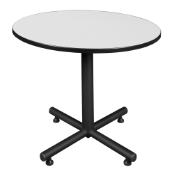 Regency Kobe X-Base Round Breakroom Table, 29"H x 36"W x 36"D, White