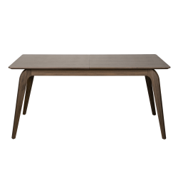 Eurostyle Lawrence Extendable Dining Table, 29-7/8"H x 82-3/4"W x 35-2/5"D, Walnut