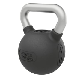 Power Systems Elite Series Kettlebell, 40 Lb, Black, Total Qty 1