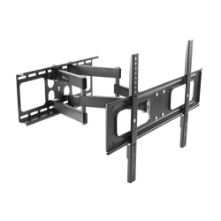 Tripp Lite Outdoor Full-Motion Steel TV Wall Mount For Flat Screen Displays Up To 80", 20-1/8"H x 26"W x 16-15/16"D, Black