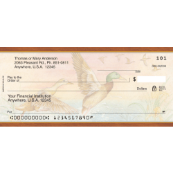 Personal Wallet Checks, 6" x 2 3/4", Duplicates, American Wildlife, Box Of 150