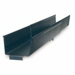 APC Side Channel Cable Trough - Cable Management Tray - Black - 0U Rack Height