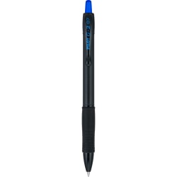 Pilot G2 Edge Gel Pen, Fine Point, 0.7mm, Black Barrel, Blue Ink, Single Pen