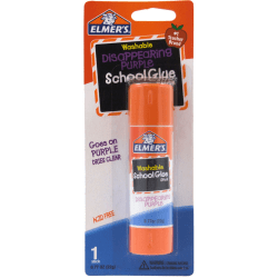 Elmer's® Washable Disappearing Purple School Glue Stick, 0.77 Oz