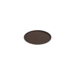 Carlisle GripLite Scratch-Resistant Round Serving Tray, 11", Tan