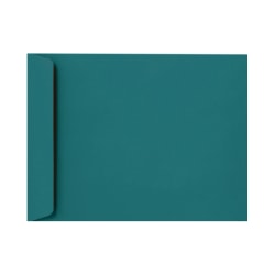 LUX Open-End 9" x 12" Envelopes, Peel & Press Closure, Teal, Pack Of 50