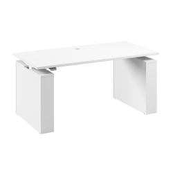 Stratus 60W x 30D Electric Height Adjustable Standing Desk, White, Standard Delivery