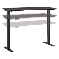 Bush® Business Furniture Move 40 Series 60"W x 30"D Electric Height-Adjustable Standing Desk, Storm Gray/Black, Standard Delivery