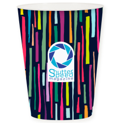 Custom Full Color Flex Promotional Stadium Cup 16 Oz, Frost