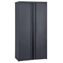 Sandusky Ready-To-Assemble Series 36"W Tall Storage Cabinet, Black