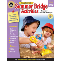 Carson-Dellosa Summer Bridge Activities Workbook, Grades PreK-K