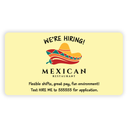 Custom Full-Color Printed Labels And Stickers, Rectangle, 2-1/4" x 4", Box Of 125 Labels