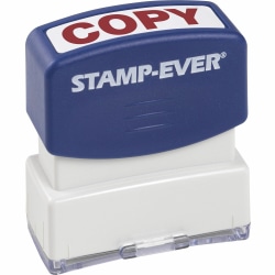 Trodat COPY 1-color Message Stamp - Message Stamp - COPY - 0.56" Impression Width x 1.69" Impression Length - Red - 1 Each