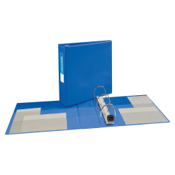 Avery® Heavy-Duty 3-Ring Binder With Locking One-Touch EZD™ Rings, 3" D-Rings, Blue