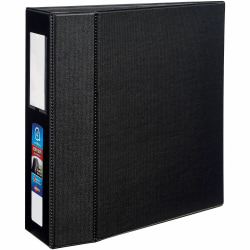 Avery® Heavy-Duty 3-Ring Binder With Locking One-Touch EZD™ Rings, 4" D-Rings, 50% Recycled, Black