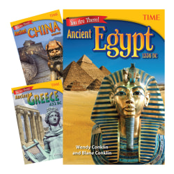 Teacher Created Materials TIME®: You Are There! Ancient Times 3-Book Set, Grade 6