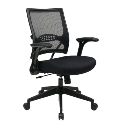 Office Star™ Space Seating 67 Series Ergonomic Air Grid Mid-Back Chair, Black