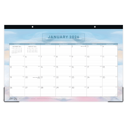 2026 Blue Sky Monthly Desk Pad Planning Calendar, 17" x 11", Beyond, January To December, 155664